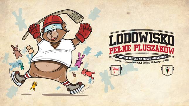 "Teddy Bear Toss" na lodowisku Cracovii 16 lutego! 