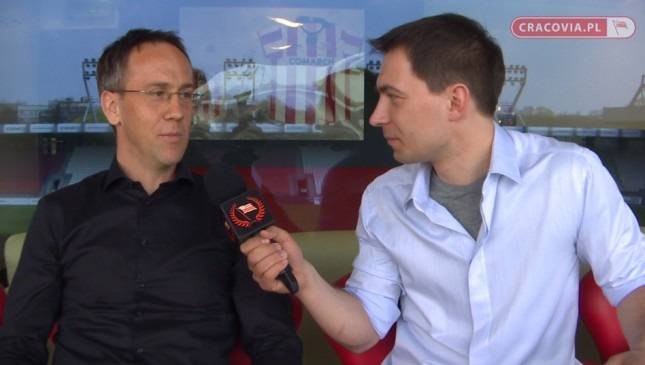 Piotr Burlikowski: Chciałbym przeżyć awans z Cracovią (VIDEO)