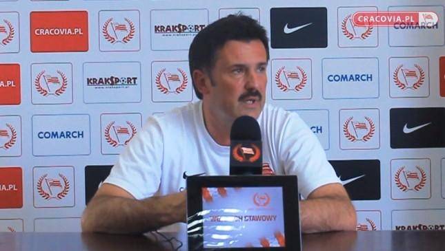 Konferencja prasowa przed jutrzejszym meczem z Sandecją (VIDEO)