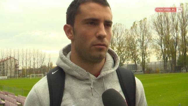 Miloš Kosanović przed meczem z Widzewem 