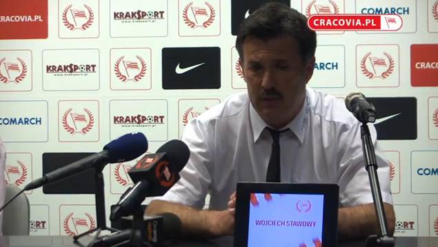 Konferencja po meczu Cracovii z Polonią Bytom (VIDEO)