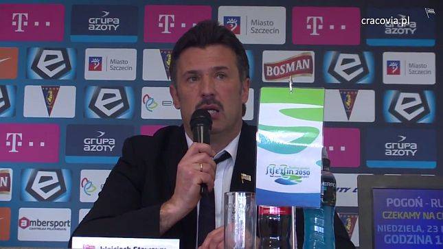 Wojciech Stawowy po meczu z Pogonią Szczecin 