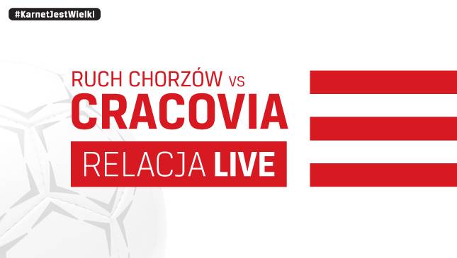 Ruch Chorzów - Cracovia [LIVE]