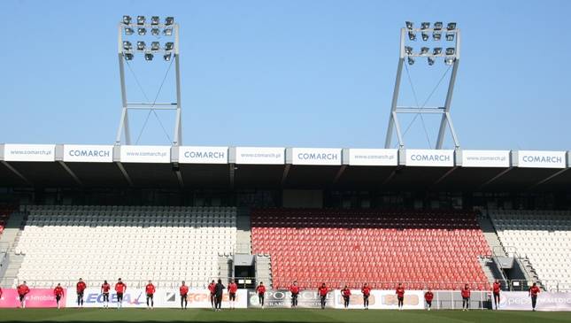 Piłkarze trenowali na stadionie. Mecz ze Śląskiem już za 3 dni!