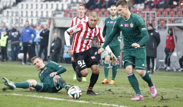 Cracovia - Śląsk Wrocław 1:1! Pełen emocji pierwszy mecz "Pasów" w rundzie wiosennej