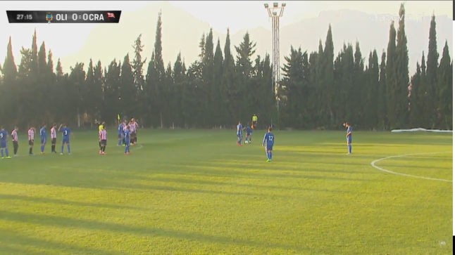 Spotkanie z CD Olímpic de Xàtiva zakończone przed czasem