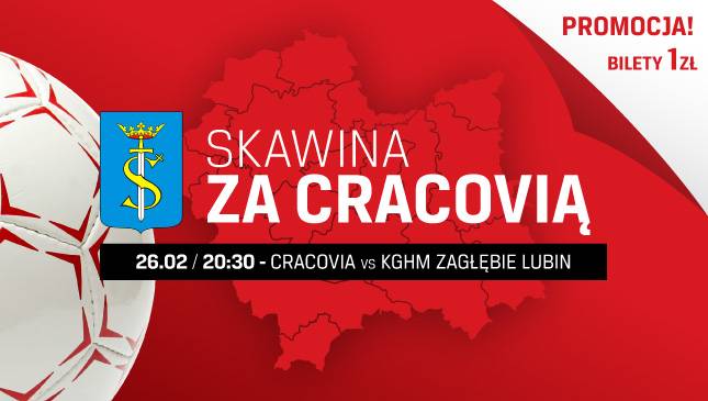 Małopolska za Cracovią: Na mecz z Zagłębiem Lubin Skawina