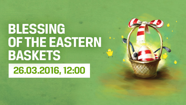 Blessing of the Eastern baskets at the Cracovia stadium