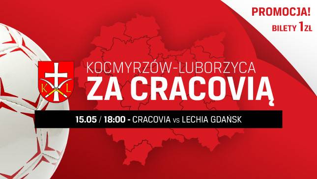 Małopolska za Cracovią: Kocmyrzów-Luborzyca na Lechię Gdańsk!
