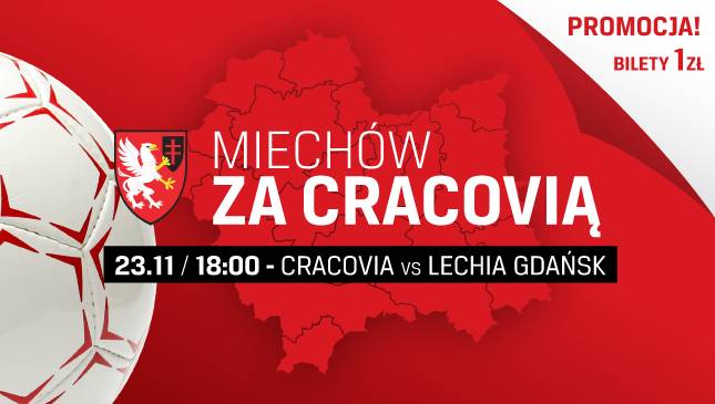 Małopolska za Cracovią: Miechów na Lechię Gdańsk