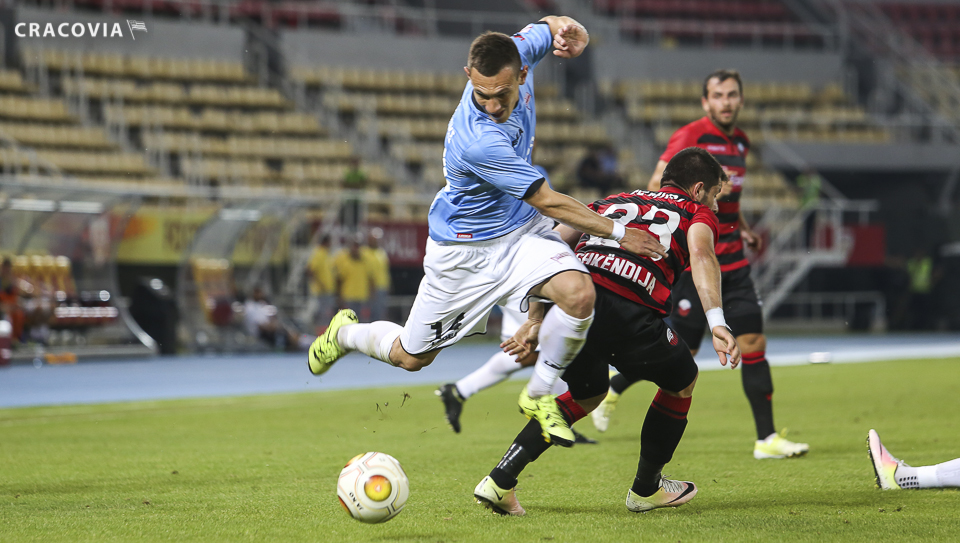 Cracovia lose the first leg to Shkëndija