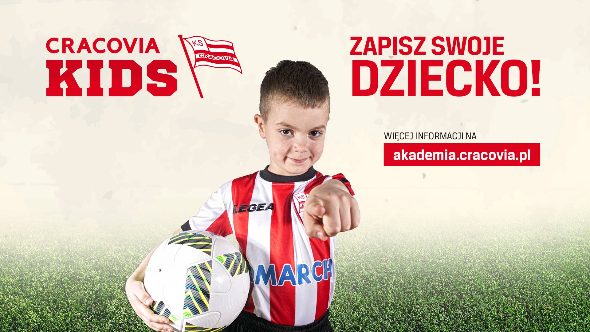 Zapisz swoje dziecko do piłkarskiego przedszkola Cracovia Kids!