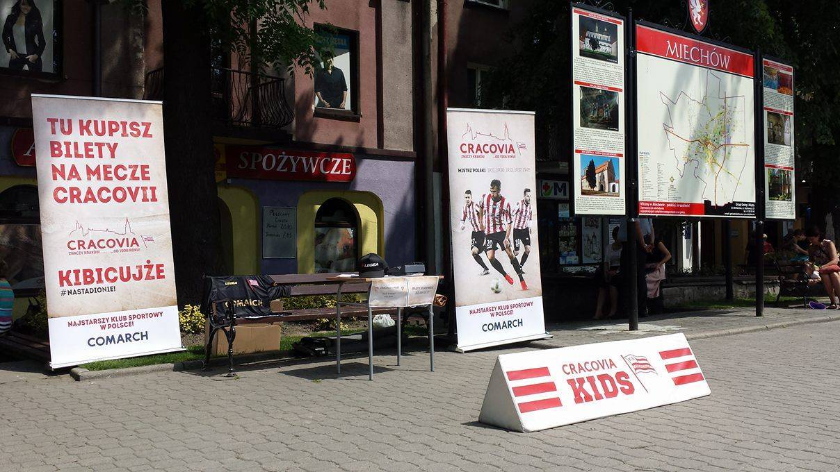 Dziś akcja #MałopolskaZaCracovią w Miechowie!