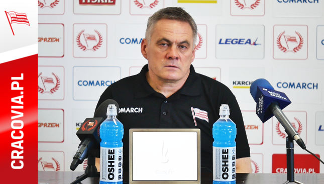 Konferencja trenera Jacka Zielińskiego przed meczem z Arką Gdynia