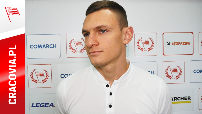 Damian Dąbrowski: Oby ten mecz zapadł mi w pamięć dzięki zwycięstwu Cracovii