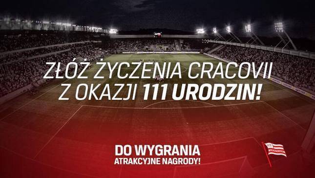 Już za kilka dni urodziny Cracovii!! Złóż jej życzenia!