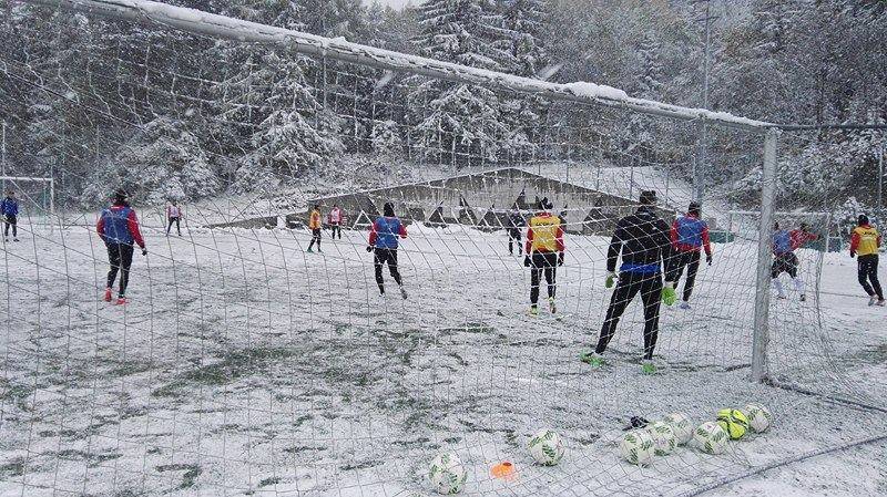 To nie trening noworoczny! W Zakopanem spadł śnieg [FOTO]