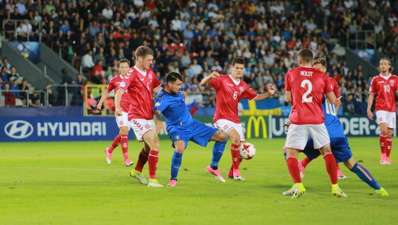 Euro U-21 wystartowało również #NaStadionie Cracovii! Włochy pokonują Danię!