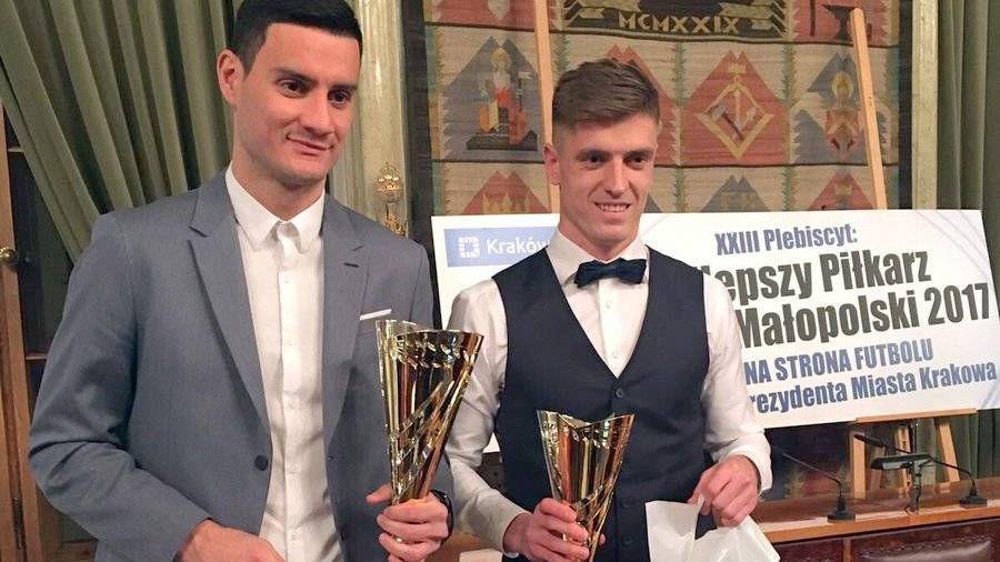 Dwóch zawodników Cracovii w dziesiątce najlepszych piłkarzy Małopolski