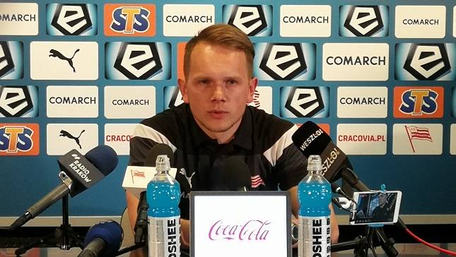 Konferencja prasowa po meczu Cracovia - Piast Gliwice (14.04.2018)