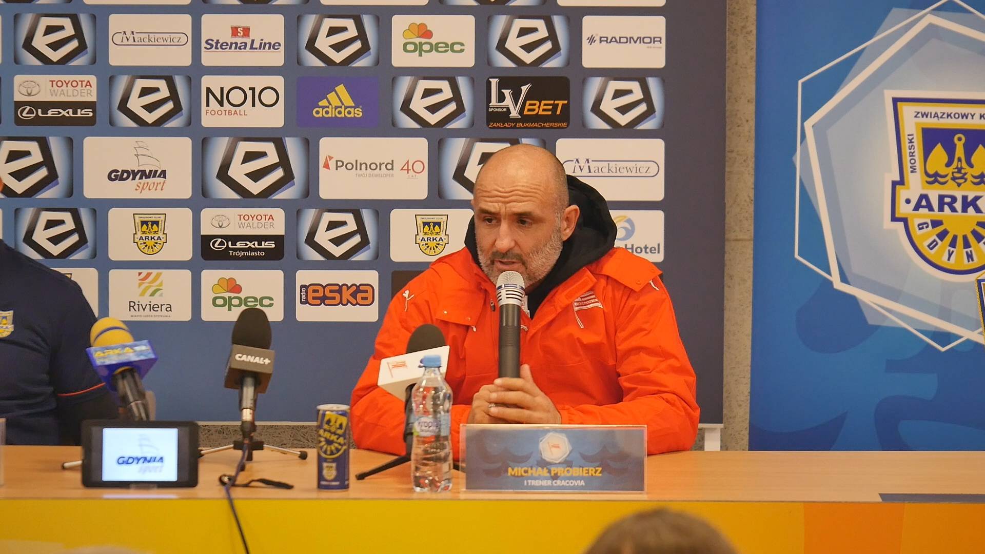 Trener Michał Probierz po meczu z Arką Gdynia 