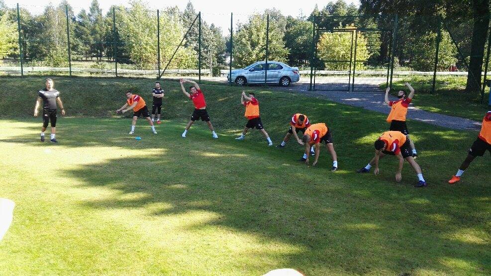 Poranny trening na zgrupowaniu [FOTO]