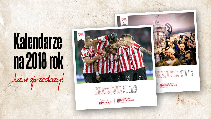 W sprzedaży kalendarze Cracovii na 2018 rok!