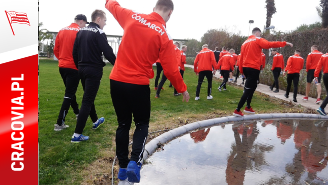 Spacer zawodników po Belek 