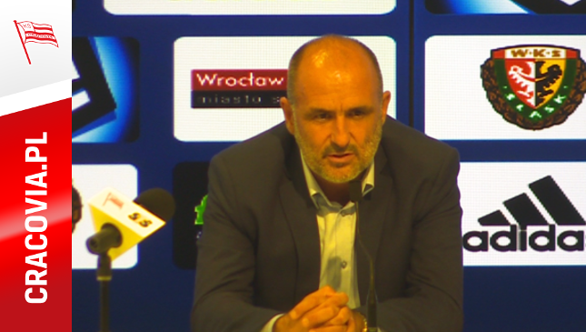 Trener Michał Probierz po meczu ze Śląskiem Wrocław 