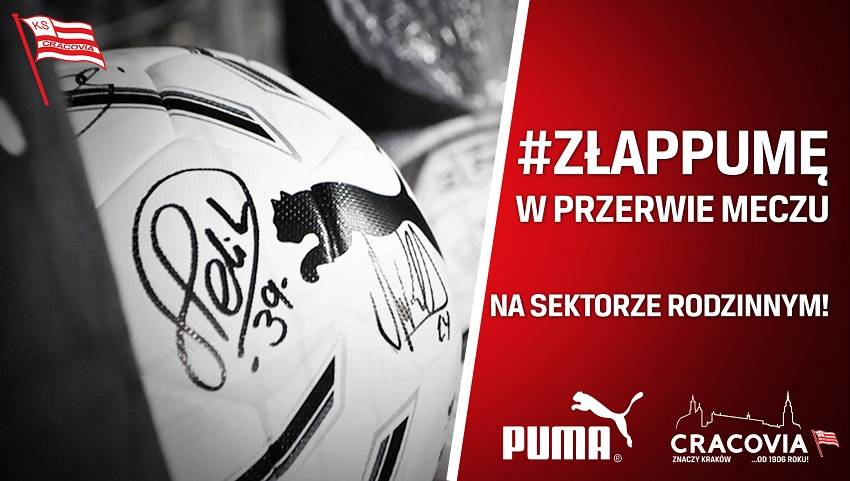 #ZłapPumę na meczu z Jagiellonią Białystok 