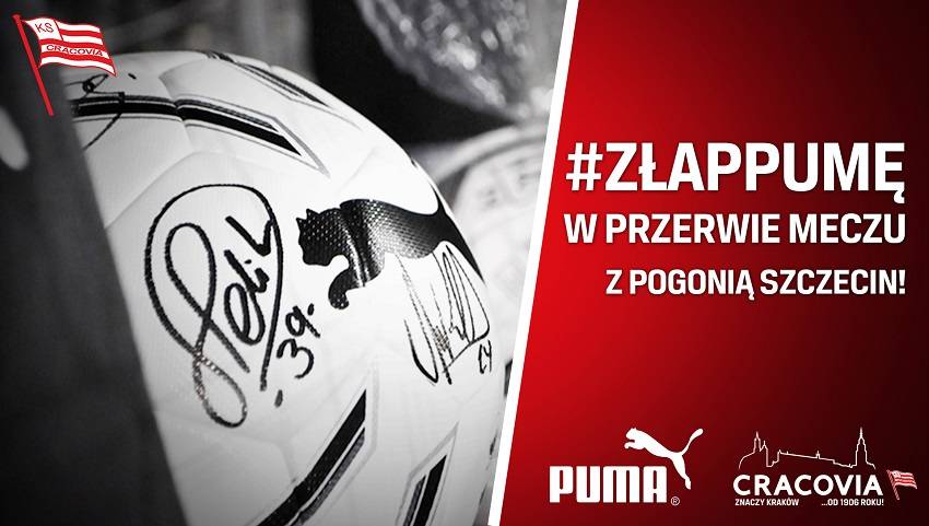 #ZłapPumę na meczu z Pogonią!