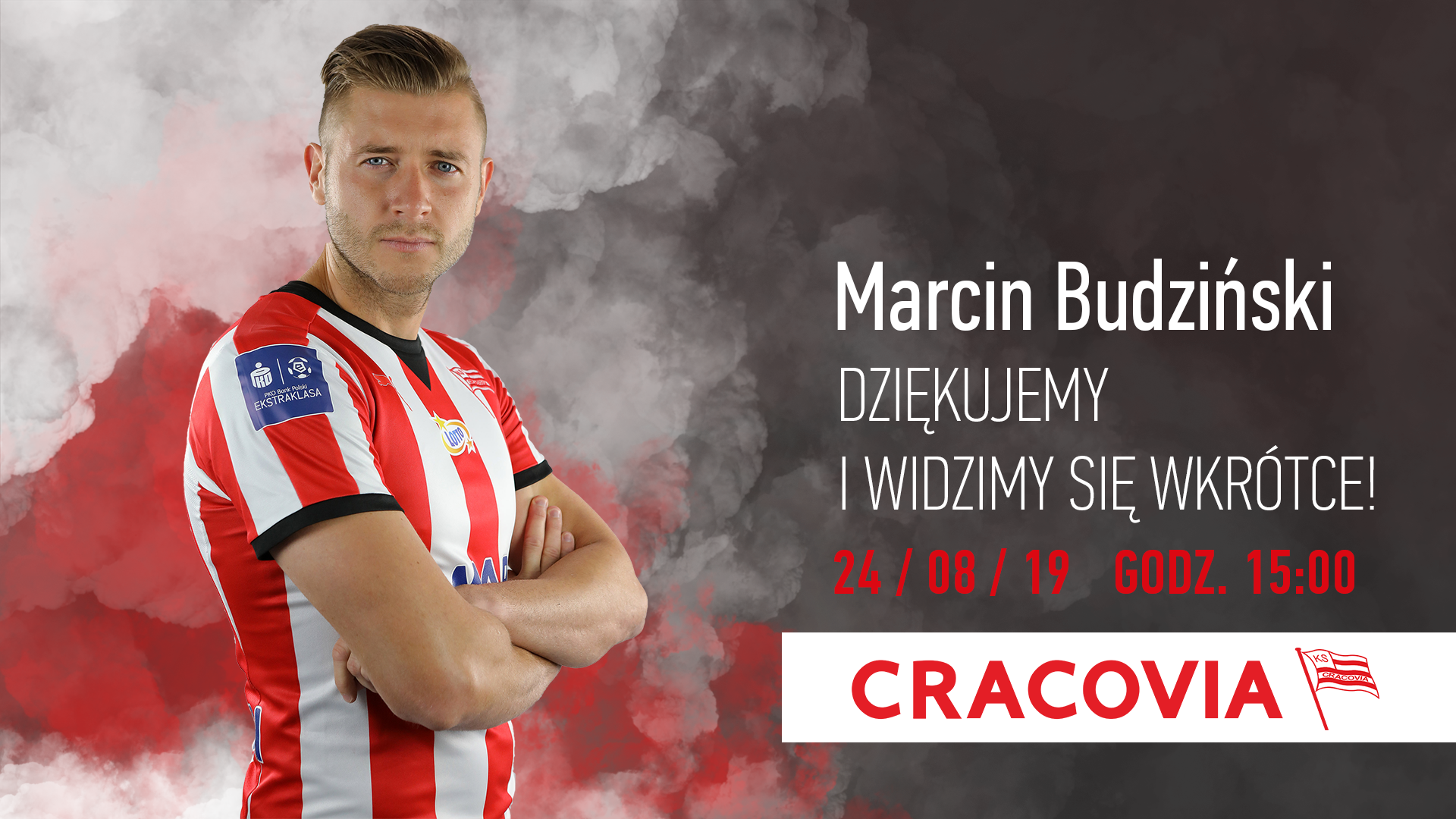 Marcin Budziński odchodzi z Cracovii