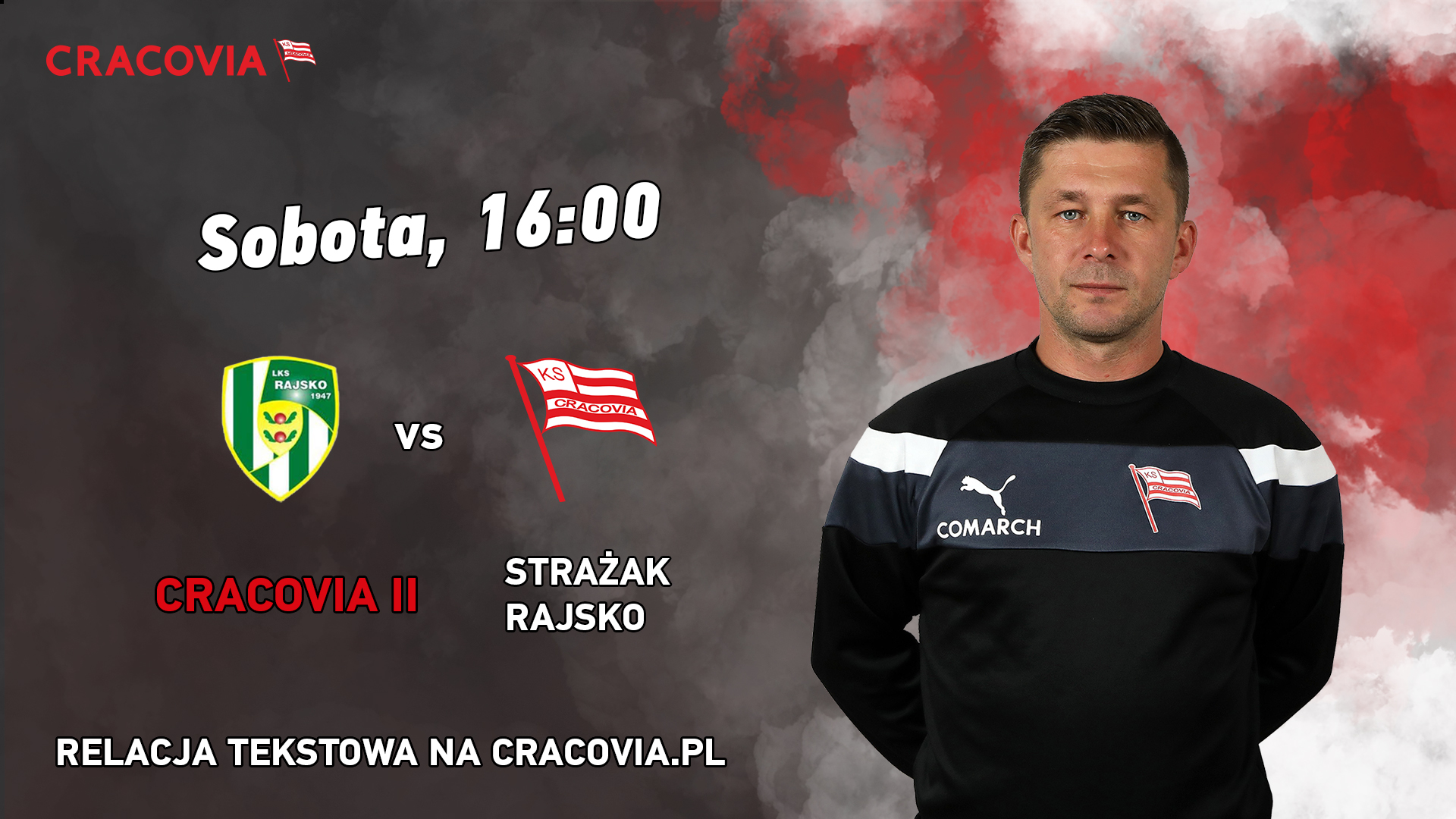 Rezerwy: Strażak Rajsko - Cracovia II [RELACJA TEKSTOWA]