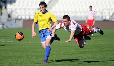 Niecodzienny mecz na stadionie Cracovii (foto)