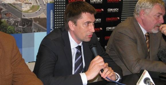 od lewej: Jakub Tabisz, prof. Jacek Majchrowski