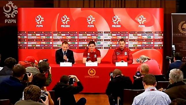 Konferencja prasowa przed meczem Polska - Liechtenstein
