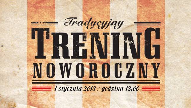 Trening Noworoczny już za kilka dni!
