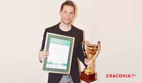 Arkadiusz Radomski z nagrodą "Gazety Krakowskiej"