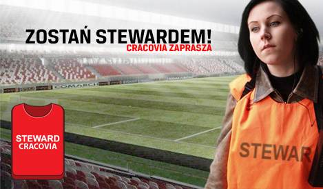 Zostań stewardem Cracovii. Czekamy na Ciebie!