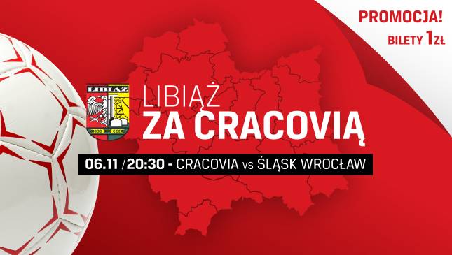 Mieszkańcy Libiąża obejrzą mecz ze Śląskiem Wrocław za 1 zł!